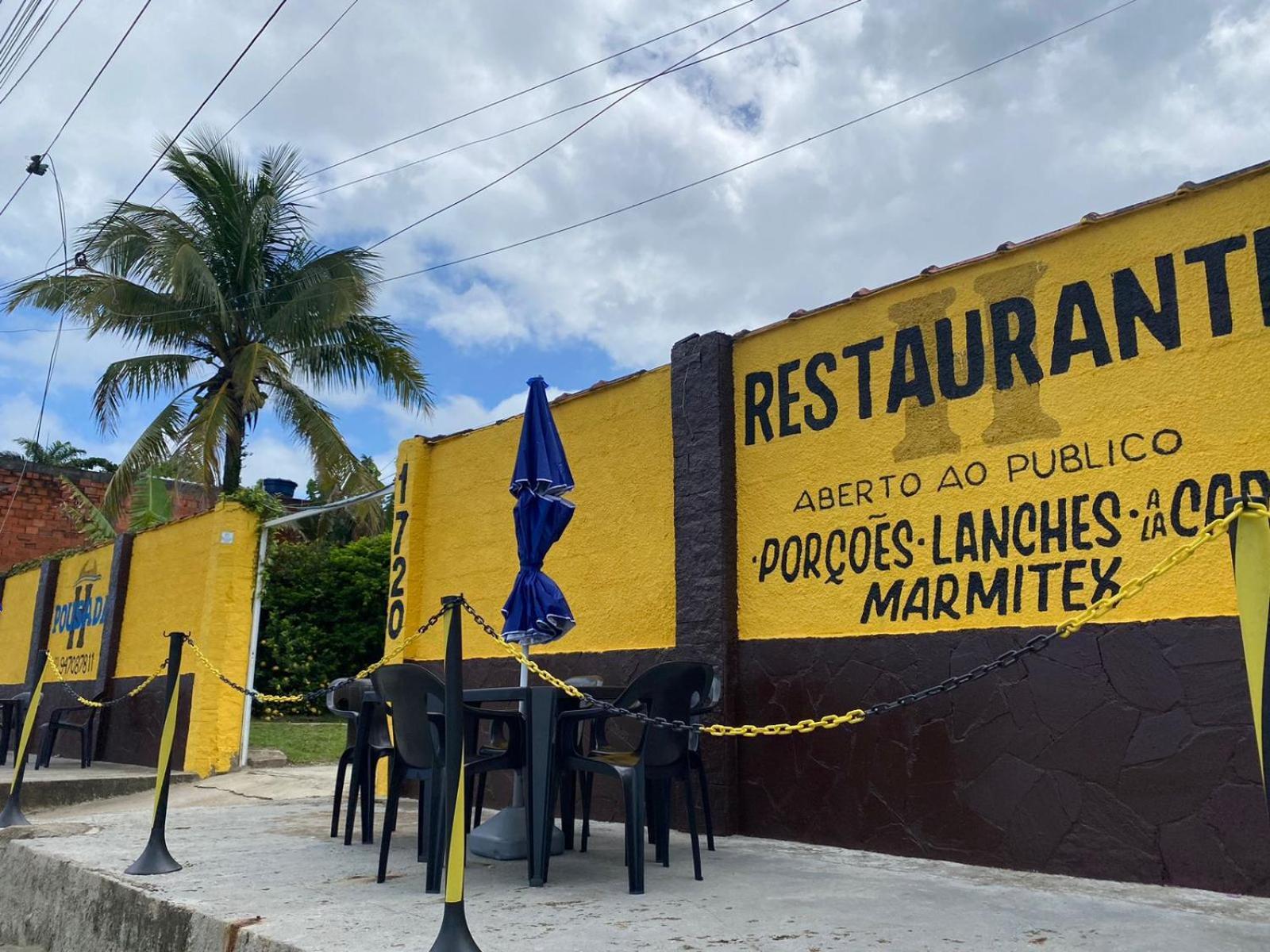 Pousada E Restaurante Frente Mar H 과루자 외부 사진
